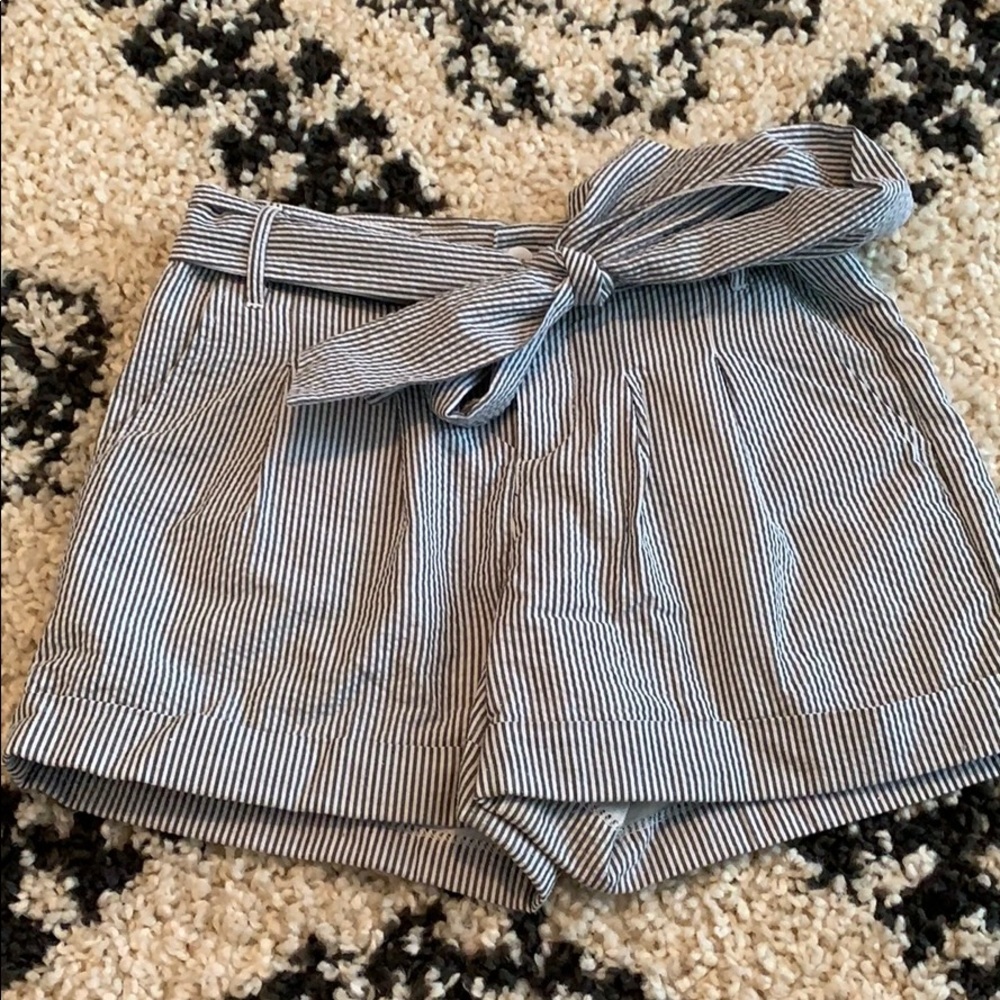Seersucker dress shorts